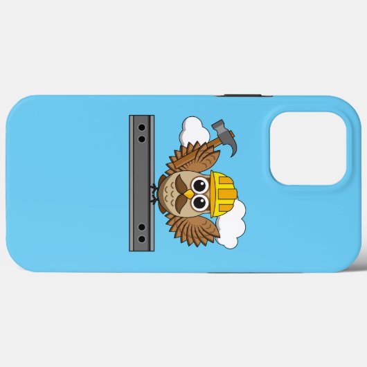 Kute constructiewerper met harde Pet Cartoon Case-Mate iPhone Case (Achterkant (horizontaal))