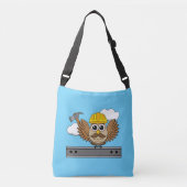 Kute constructiewerper met harde Pet Cartoon Crossbody Tas (Voorkant)