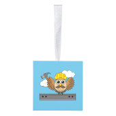 Kute constructiewerper met harde Pet Cartoon Decoratie (Rechts)