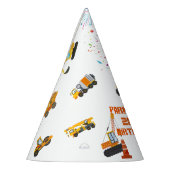 Kute construction Theme Kind Birthday Party Feesthoedjes (Links)