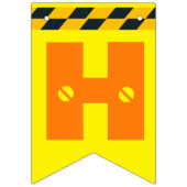 Kute construction Theme Kind Birthday Party Vlaggetjes (Eerste vlag)