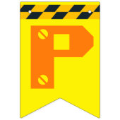 Kute construction Theme Kind Birthday Party Vlaggetjes (Derde vlag)