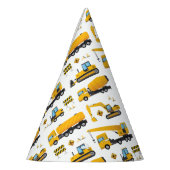 Kute construction Thmed Birthday Decoration Paper Feesthoedjes (Links)