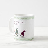 Kute Cottcore-gnomen  Koffiemok (Voorkant links)