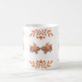 Kute Country Herfst Kust Winged Varkens Koffiemok (Center)