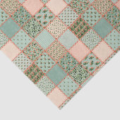 Kute country quilt patroon party tissue tissuepapier (Detail)