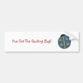 Kute country style Quilling Bee Ladybug Bumpersticker (Voorkant)