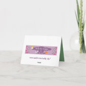 Kute Couple Merry Kerstmis met een I-liefdeskaart Feestdagen Kaart (Achterkant)