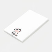 Kute Cow-Cartoon Post-it® Notes (Schuin)