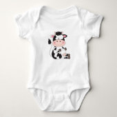 Kute Cow-Cartoon Romper (Voorkant)