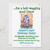 Kute Cow Head en Tails Party nodigt u uit Kaart (Achterkant)