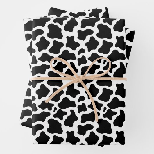 Kute Cow Print Pattern Farmer Gifts Farm Animals Inpakpapier Vel (In situ)