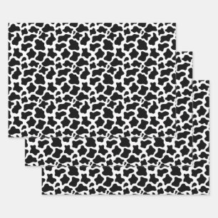 Kute Cow Print Pattern Farmer Gifts Farm Animals Inpakpapier Vel