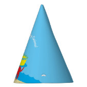 Kute Crab Beach 1st Birthday Party Feesthoedjes (Rechts)