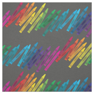 Kute Crayons Kinder Kunstscholen Stof