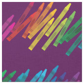 Kute Crayons Kinder Kunstscholen Stof (Close Up)
