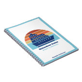 Kute cruise Ship Family Trip Sunset Personated Notitieboek (Rechterzijde)