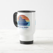 Kute cruise Ship Family Trip Sunset Personated Reisbeker (Voorkant links)