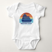 Kute cruise Ship Family Trip Sunset Personated Romper (Voorkant)