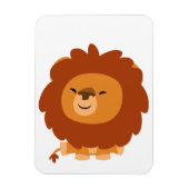 Kute cudly Cartoon Lion Flexible Magnet Magneet (Verticaal)