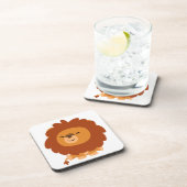 Kute cudly Cartoon Lion Onderzetters Set (Rechterzijde)