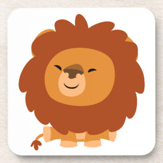 Kute cudly Cartoon Lion Onderzetters Set