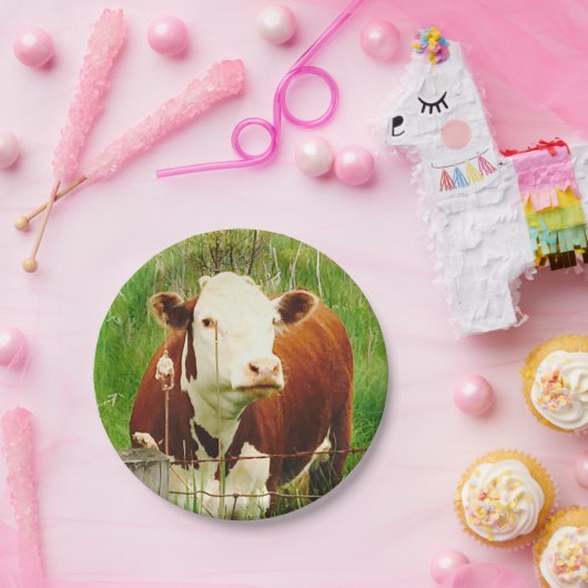 Kute Cudly Koe Paper Bord (Feest)