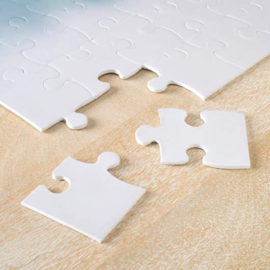 Kute Cudly Panda Beer Zitten op een boomafdeling Legpuzzel (Zijkant)