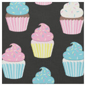Kute cupcakes Kinder bakkerijbehandelingen Stof (Close Up)