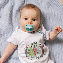 Kute Custom Baby's First KerstTree Star