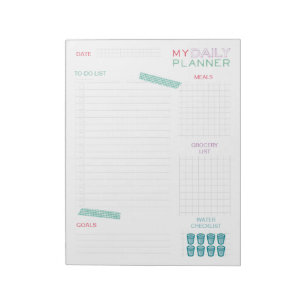 Kute Daily Planner Notitieblok