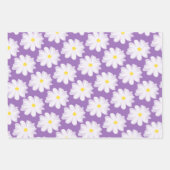Kute daisy flower florale kleur inpakpapier vel (Voorkant 2)
