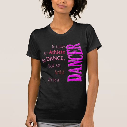 Kute Dance Dancer Design T-shirt (Voorkant)