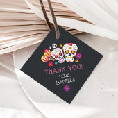 Kute Day of the Dead Sugar Skulls Bedankjes Labels