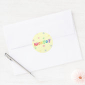 Kute Day of the week maandag Ronde Sticker (Envelop)