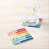 Kute Design Expression Text voor Moederdag Kartonnen Onderzetters (Insitu)