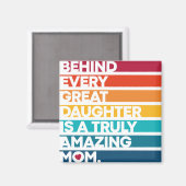 Kute Design Expression Text voor Moederdag Magneet (Voorkant / Achterkant)