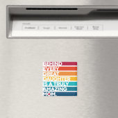 Kute Design Expression Text voor Moederdag Magneet (Insitu (Vaatwasser))