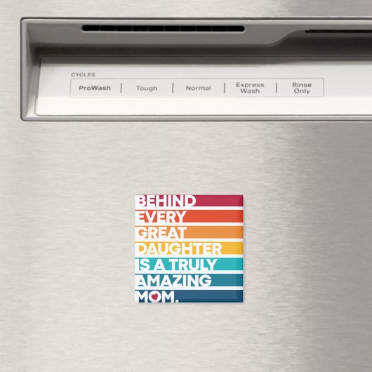 Kute Design Expression Text voor Moederdag Magneet (Insitu (Vaatwasser))