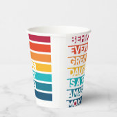 Kute Design Expression Text voor Moederdag Papieren Bekers (Rechts)