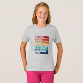 Kute Design Expression Text voor Moederdag T-shirt (Voorkant volledig)