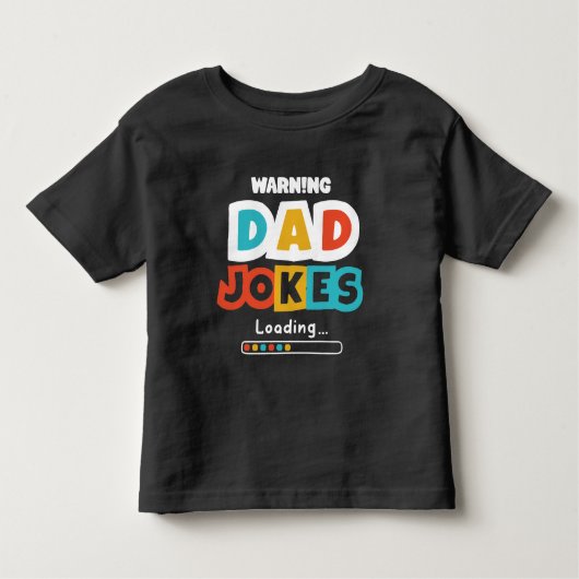 Kute Design Pa Jokes Loading for Vaderdag Kinder Shirts (Voorkant)