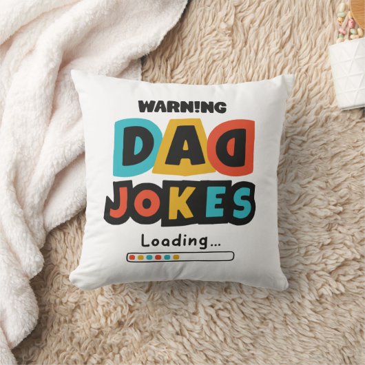 Kute Design Pa Jokes Loading for Vaderdag Kussen (Deken)