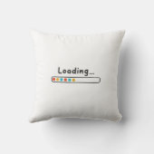 Kute Design Pa Jokes Loading for Vaderdag Kussen (Achterkant)