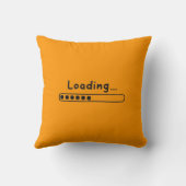 Kute Design Pa Jokes Loading for Vaderdag Kussen (Achterkant)