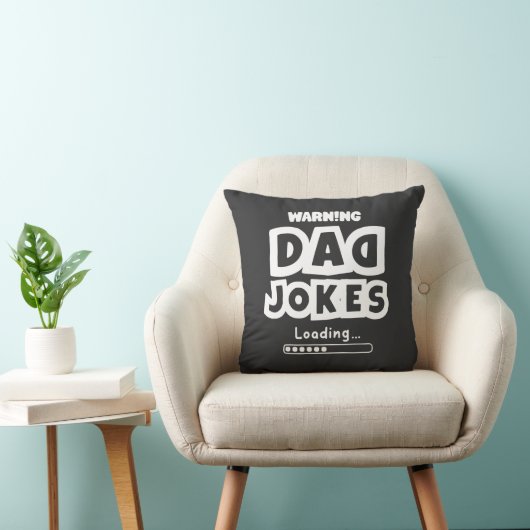 Kute Design Pa Jokes Loading for Vaderdag Kussen (Stoel)