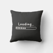 Kute Design Pa Jokes Loading for Vaderdag Kussen (Achterkant)