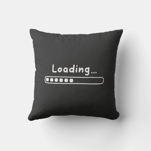 Kute Design Pa Jokes Loading for Vaderdag Kussen (Achterkant)