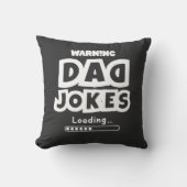 Kute Design Pa Jokes Loading for Vaderdag Kussen (Voorkant)
