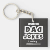 Kute Design Pa Jokes Loading for Vaderdag Sleutelhanger (voorkant)